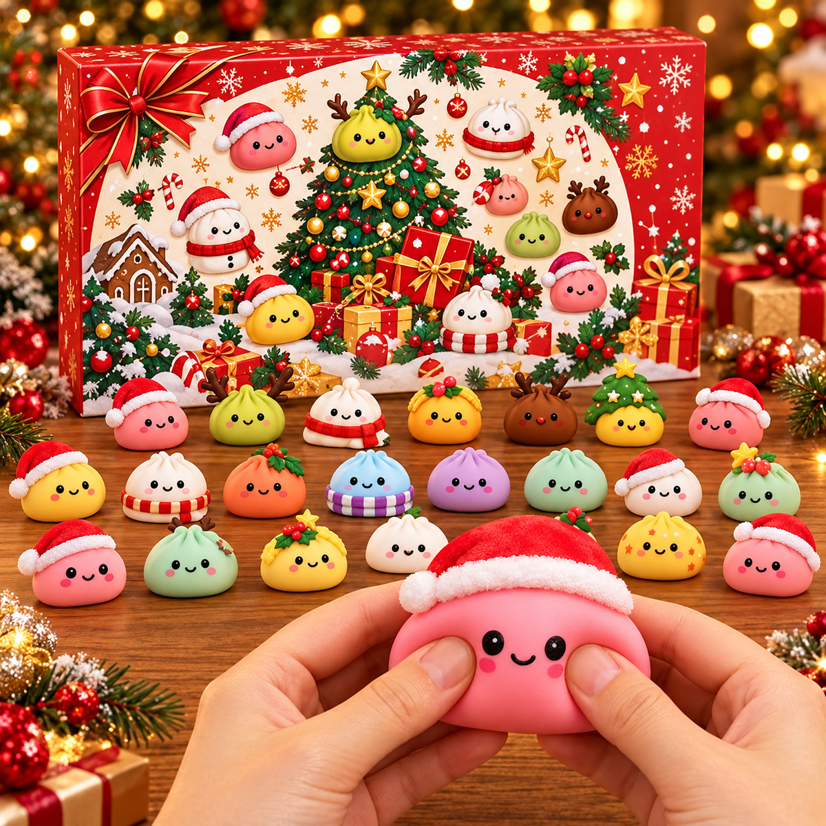 Arktelle Jul™ Dumpling-julkalender – 24 mjuka överraskningar